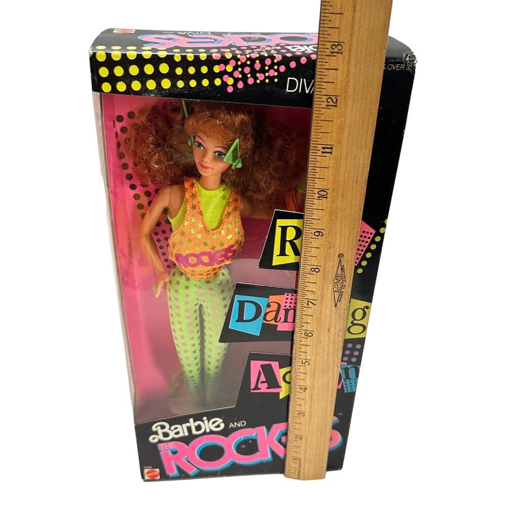 Barbie and the Rockers Diva 11 in Fashion Doll Collectible Sealed Vintage Mattel - Picture 7 of 7